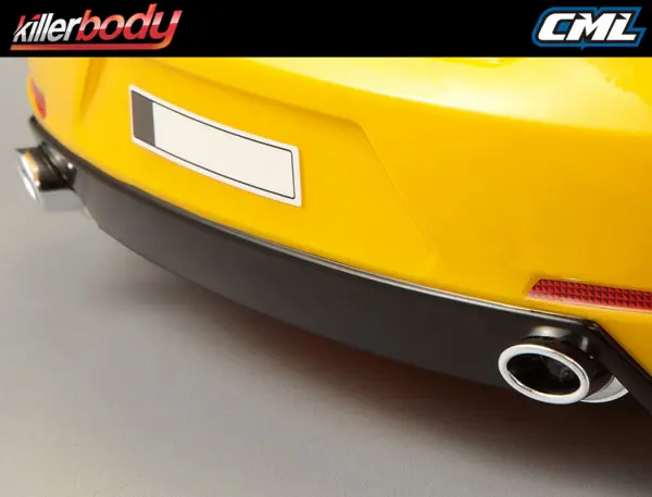 Killer Body Chrome Type A Oval Exhaust Pipe W/O LED — image 7 of 9