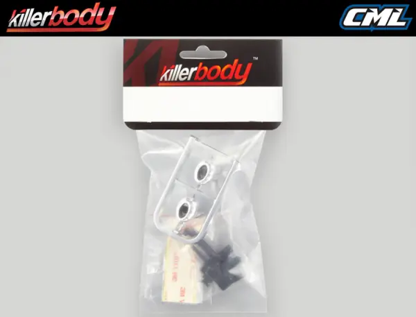 Killer Body Chrome Type A Oval Exhaust Pipe W/O LED — image 9 of 9