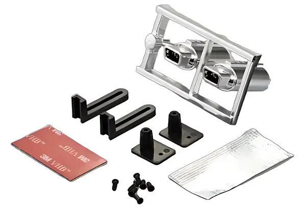 Killer Body Chrome Type B Square Exhaust Pipe W/O LED — image 1 of 9