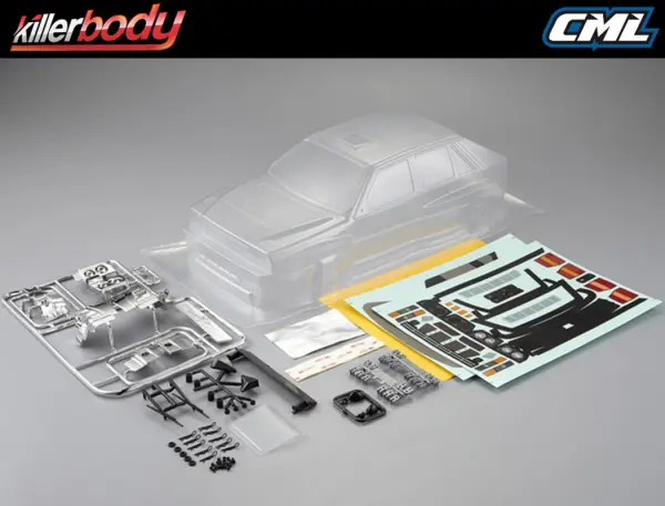 Killer Body Lancia Delta HF Integrale 190mm Clear Body — image 5 of 6
