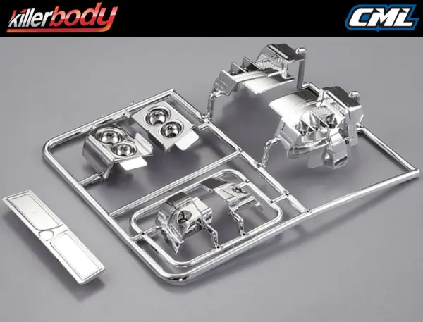 Killer Body Chromed Plastic Parts Set (Lancia Delta HF Integr — image 4 of 4