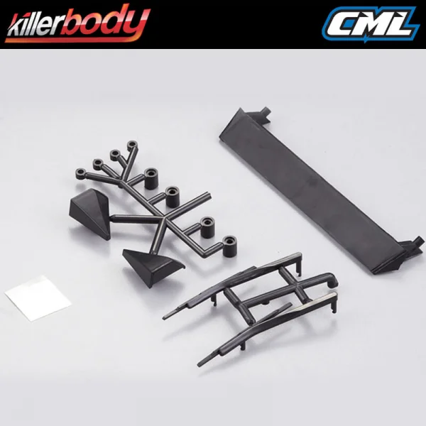 Killer Body Black Plastic Parts (Lancia Delta Hf Integrale)