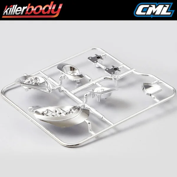 Killer Body Chromed Plastic Par Ts Set (Alfa Romeo Tz3 Corsa)