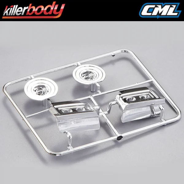Killer Body Chromed Plastic Par Ts Set Lancia Stratos (1977 Gi