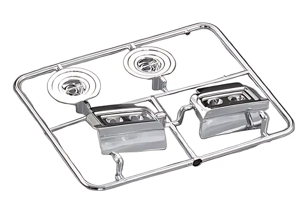 Killer Body Chromed Plastic Parts Set Lancia Stratos (1977 Gi — image 1 of 5