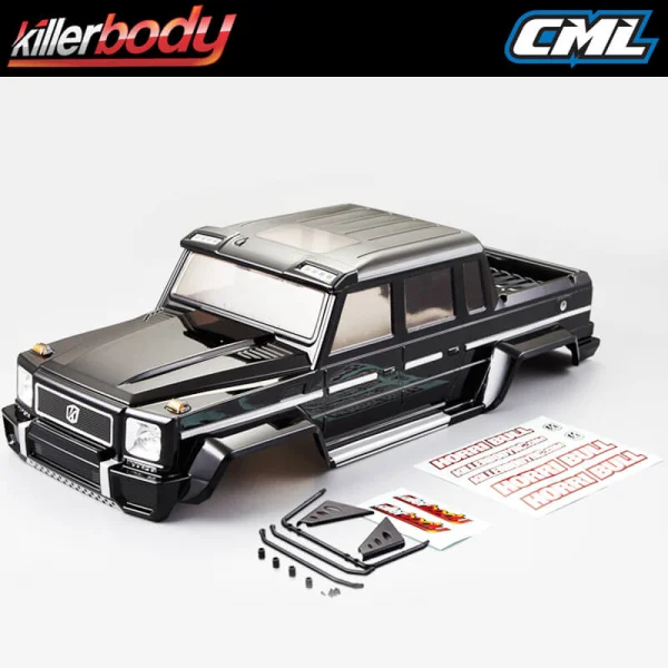 Killer Body Horri-Bull 1:10 Crawler Bodyshell - Pre Painted Black (313mm WB)