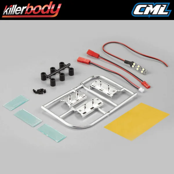 Killer Body Number Plate W/LED Unit Set 1:10 Touring Car