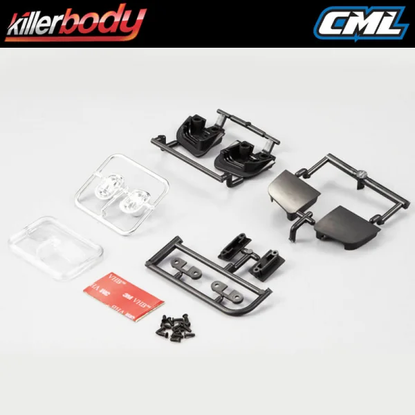 Killer Body Moveable Headlight 1:10 Touring Car