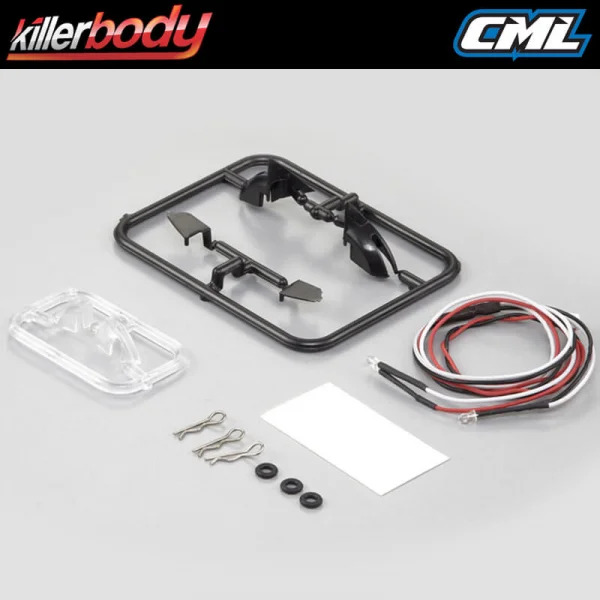 Killer Body Wing Mirror D W/LED Unit Set 1:10 Touring Ca
