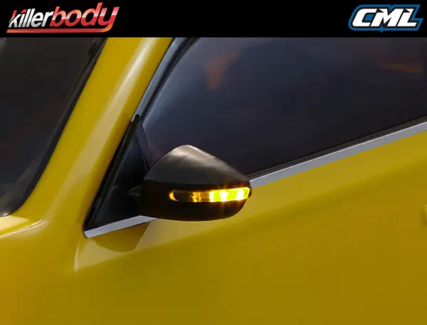 Killer Body Wing Mirror D W/LED Unit Set 1:10 Touring Ca — image 6 of 6