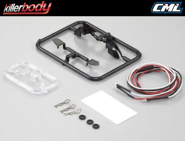 Killer Body Wing Mirror D W/LED Unit Set 1:10 Touring Ca — image 5 of 6