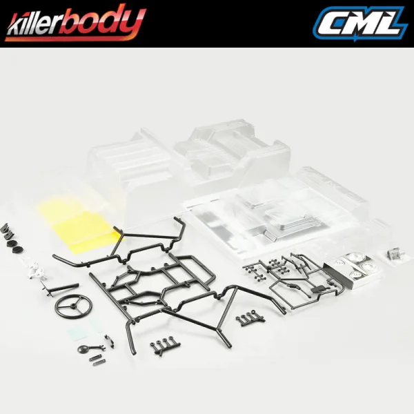 Killer Body Warrior 1:10 Crawler Clear Body - 313mm Wheelbase