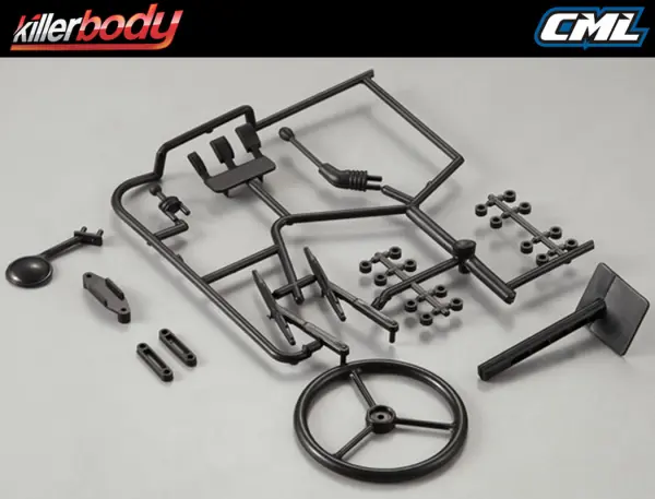 Killer Body Black Plastic Parts For Warrior Body — image 7 of 9