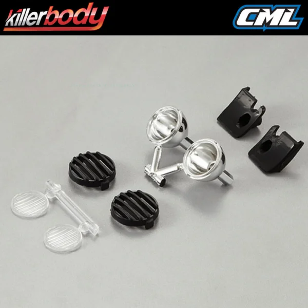 Killer Body Plastic Headlight Set For Warrior Body