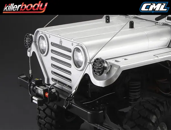 Killer Body Plastic Headlight Set For Warrior Body — image 9 of 9