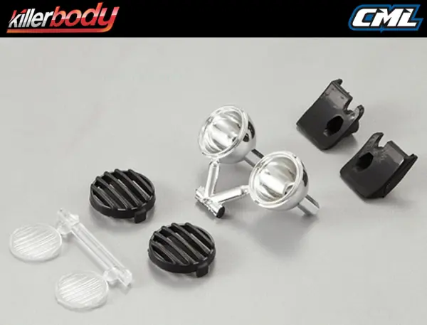 Killer Body Plastic Headlight Set For Warrior Body — image 7 of 9
