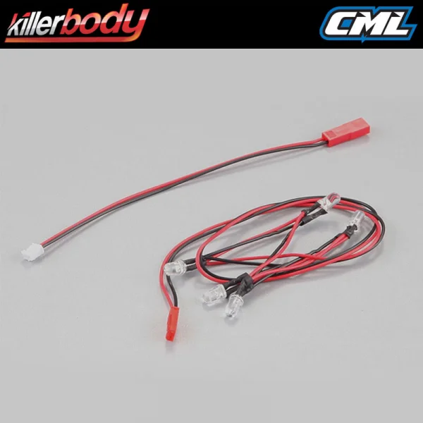 Killer Body LED Unit Set For Ro Of Light (5 White Leds/Dia:5mm