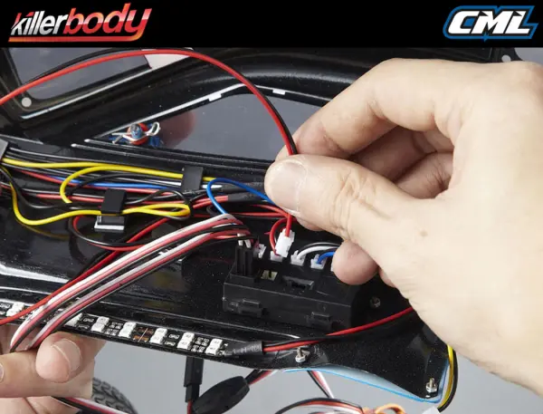 Killer Body Chassis Light W/SMD LED Unit Set (18 Red Leds) — image 8 of 8