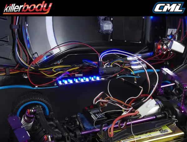 Killer Body Chassis Light W/SMD LED Unit Set (18 Red Leds) — image 7 of 8