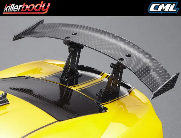 Killer Body 1:10 TC Basic Plastic Parts (Carbon Fiber Finish) — image 10 of 12