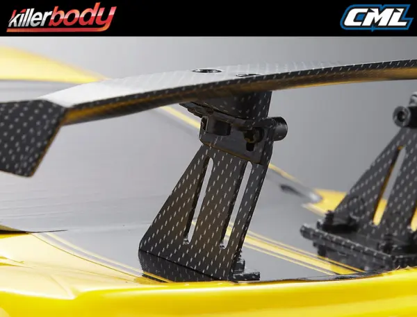 Killer Body 1:10 TC Basic Plastic Parts (Carbon Fiber Finish) — image 11 of 12