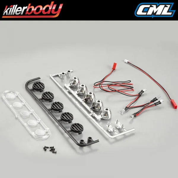 Killer Body Black Spot Lights W/LED Unit Set (5)
