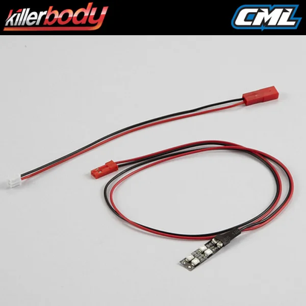 Killer Body Chassis Light W/Smd LED Unit Set (6 Red Leds)