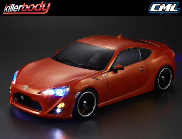 Killer Body Toyota 86 190mm Clear Body &mdash; image 11 of 12