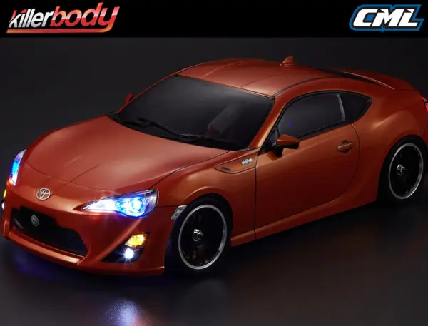 Killer Body Toyota 86 190mm Finished Body Met-Orange — image 5 of 14