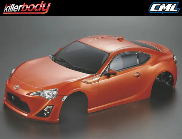 Killer Body Toyota 86 190mm Finished Body Met-Orange — image 6 of 14