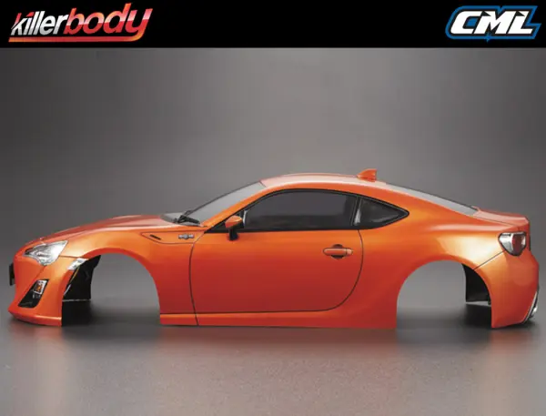 Killer Body Toyota 86 190mm Finished Body Met-Orange — image 14 of 14