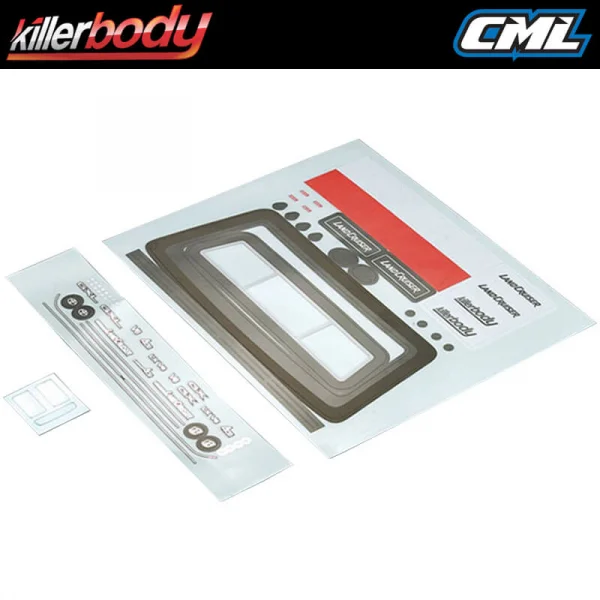 Killer Body Toyota Land Cruiser Lc70 Decal Sheet
