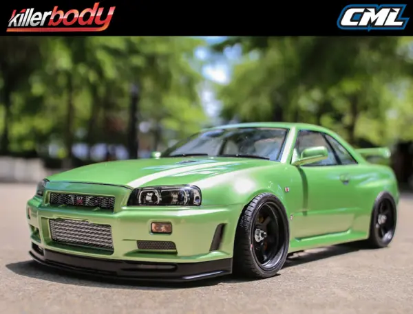 Killer Body Nissan Skyline R34 195mm Clear Body &mdash; image 6 of 7