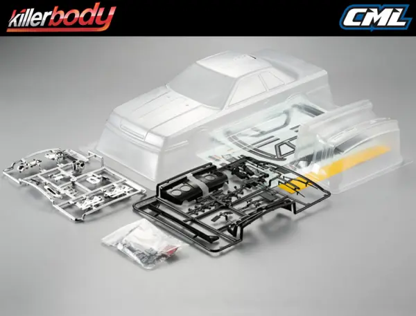 Killer Body Nissan Skyline R31 195mm Clear Body &mdash; image 5 of 7