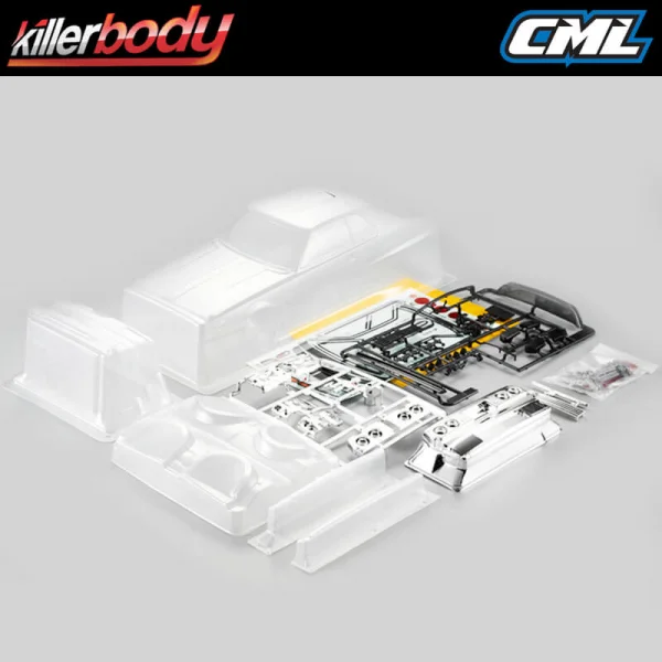Killer Body Nissan Skyline 2000 Turbo GT-Es 195mm Clear Body — image 4 of 4