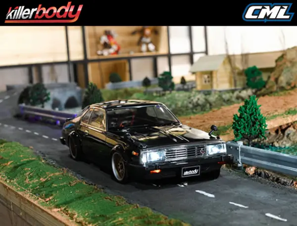 Killer Body Nissan Skyline 2000 Turbo GT-Es 195mm Clear Body — image 7 of 7