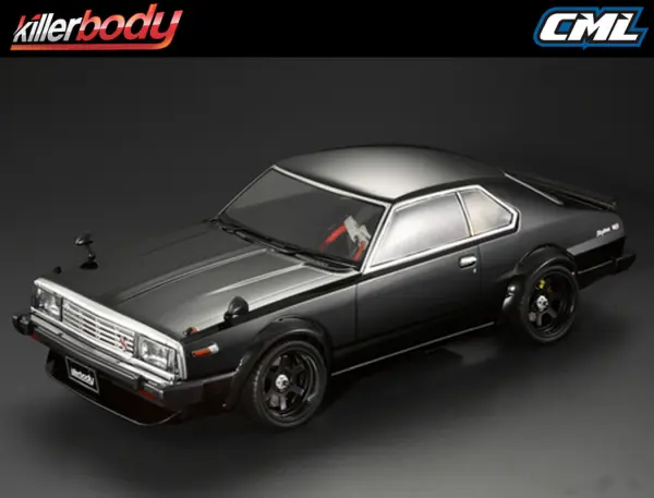 Killer Body Nissan Skyline 2000 Turbo GT-Es 195mm Clear Body — image 6 of 7
