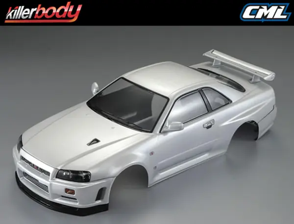 Killer Body Nissan Skyline R34 195mm Finished Body-White — image 2 of 20