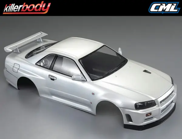 Killer Body Nissan Skyline R34 195mm Finished Body-White — image 5 of 20