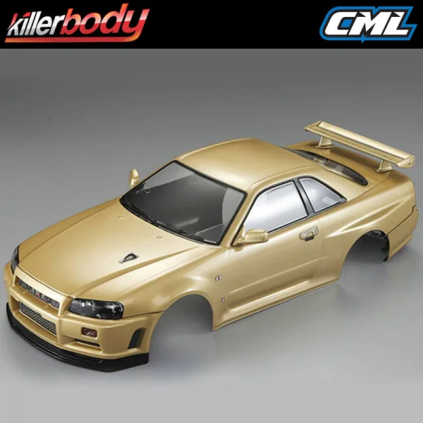 Killer Body Nissan Skyline R34 195mm Finished Body-Gold