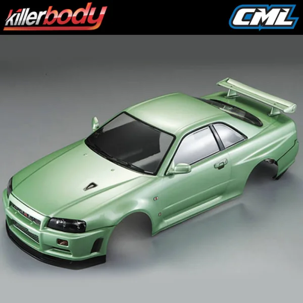 Killer Body Nissan Skyline R34 195mm Finished Body-Green