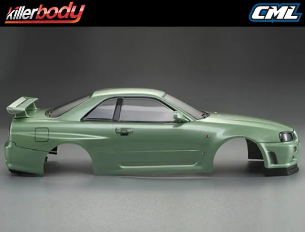 Killer Body Nissan Skyline R34 195mm Finished Body-Green — image 20 of 20