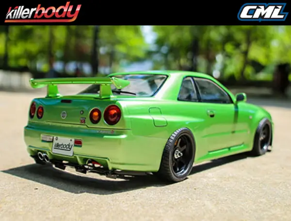 Killer Body Nissan Skyline R34 195mm Finished Body-Green — image 5 of 20