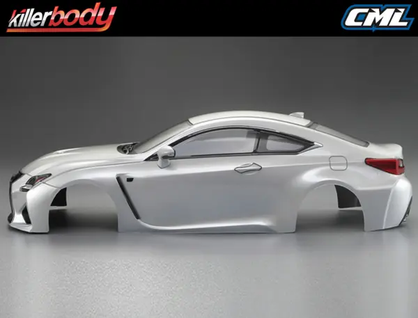 Killer Body Lexus RC F 195mm Finished Body - Pearl White — image 4 of 17