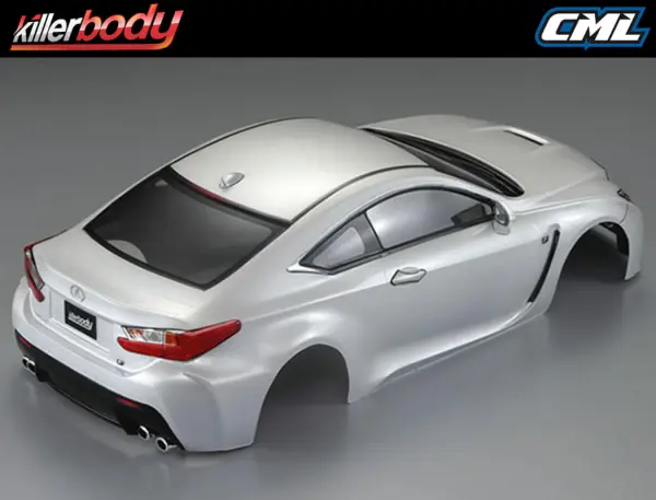 Killer Body Lexus RC F 195mm Finished Body - Pearl White — image 7 of 17