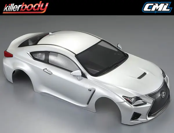 Killer Body Lexus RC F 195mm Finished Body - Pearl White — image 6 of 17