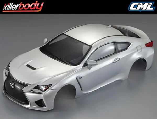 Killer Body Lexus RC F 195mm Finished Body - Pearl White — image 8 of 17