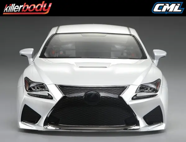 Killer Body Lexus RC F 195mm Finished Body - Pearl White — image 2 of 17