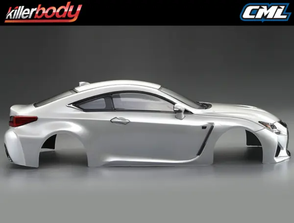 Killer Body Lexus RC F 195mm Finished Body - Pearl White — image 3 of 17