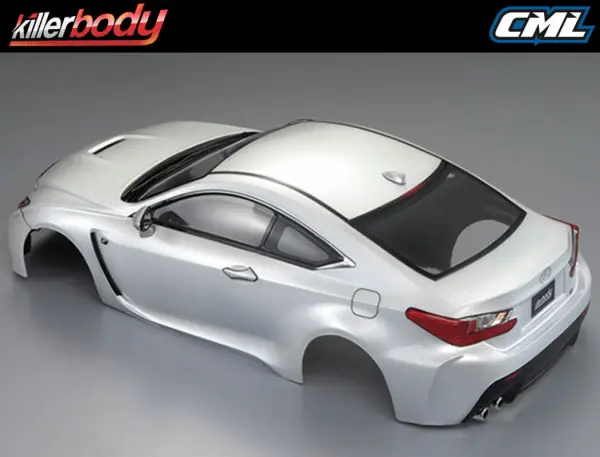 Killer Body Lexus RC F 195mm Finished Body - Pearl White — image 5 of 17